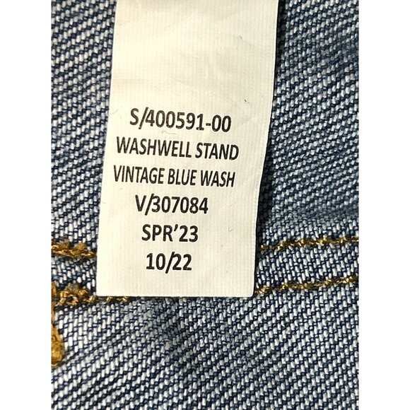 Banana Republic Jeans Mens 30x32 Denim Straight Fit Vintage Blue Wash - Picture 4 of 9